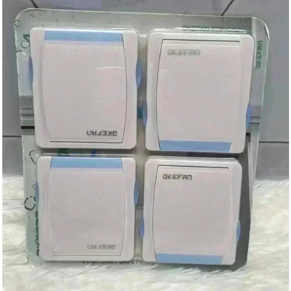 OKEFAN Baby‎ Safety Sliding Glass Door Child Lock White Blue